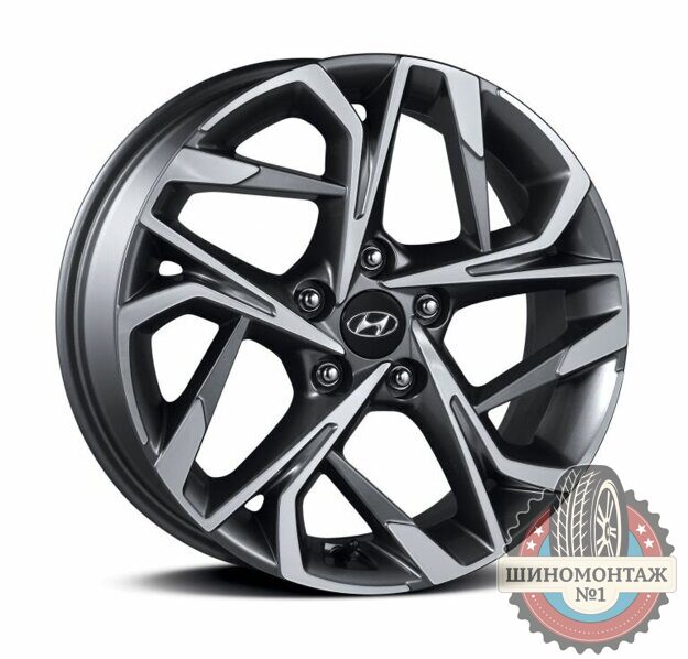 Диск 7j-17 5*112 ET43 D57.1 Khomen Wheels KHW1717 Gray-FP